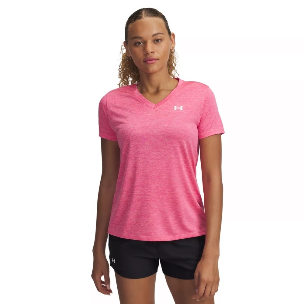 Under Armour Pink Short Sleeve Tee for Active Comfort